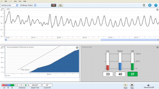 emWave-Pro-HRV-Coherence-Achievement